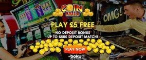 CoinFalls Scratch Cards with No Deposit Bonus Online