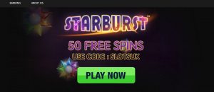 free starburst spins no deposit